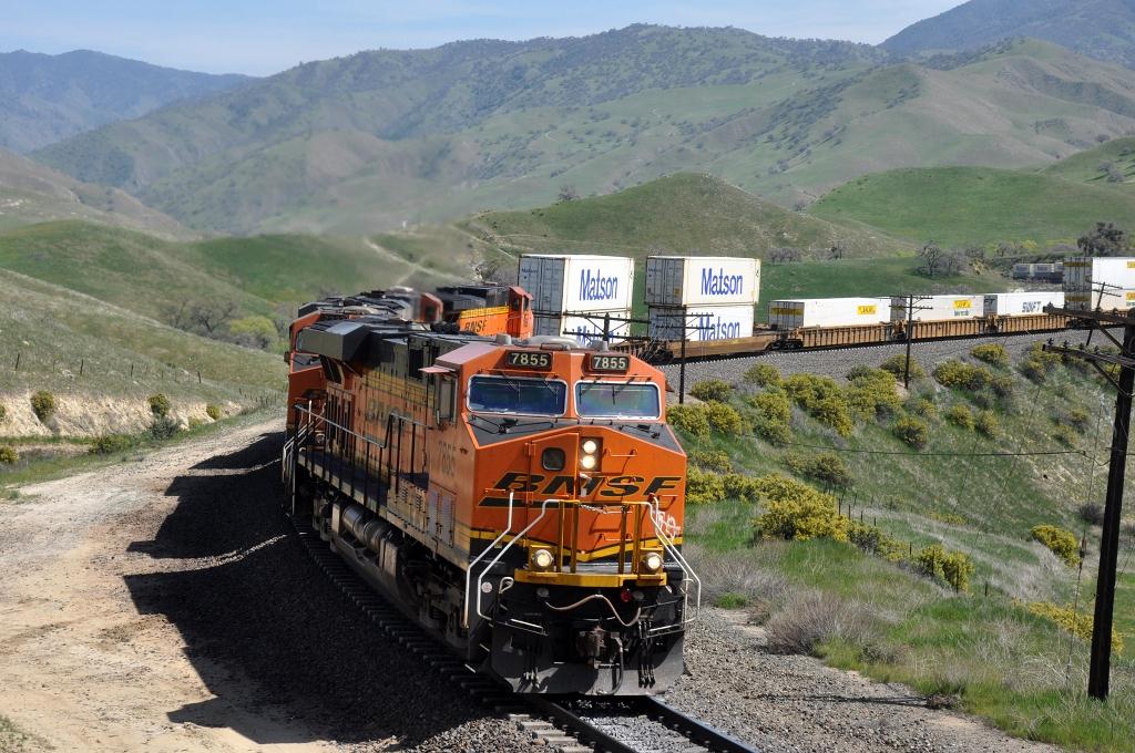 Eastbound intermodal prepares to enter Tunnel 2